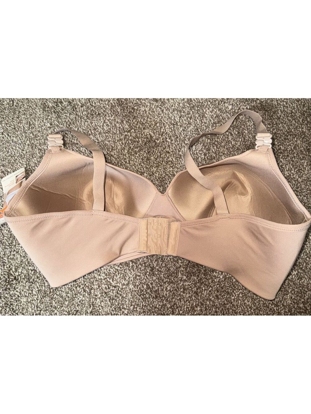 Warner's Women's 38D Nude Wirefree T-shirt Bra Convertible Comfort Bra NWT - Picture 3 of 6